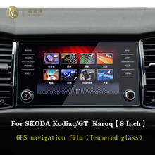 For Skoda Kodiaq GT Entertainment Screen Tempered Glass Karoq Car Interior Accessories GPS Navigation Film Protector 2017-2021 2024 - buy cheap