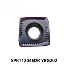 Оригинальный режущий инструмент SPKT 1204 SPKT1204EDR YBG202 SPKT 1204 SPKT1204 2024 - купить недорого