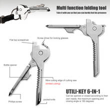 Edc Gear Mini Useful Key Ring Shaped Pocket Opener keychain Screwdriver Tool Kit Survive Multi Utility Tactical Knife Key Tool 2024 - buy cheap