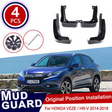 Para-lama dianteiro e traseiro para honda drive vezel 2014 ~ 2019 hrv hr v, proteção contra respingos de pára-lama 2015 2016 2017 2018 2024 - compre barato