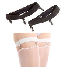 New Womens Elastic Anti Slip Leg Garter Belt Thigh High Stocking Suspender with Clip 2024 - buy cheap