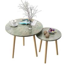 Mesa de centro, estilo nórdico, mesa de café moderna, minimalista, perna de madeira sólida, multifuncional 2024 - compre barato