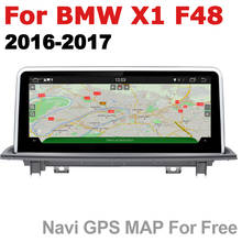 Android 7,0 автомобильный мультимедийный плеер для BMW X1 F48 2016 ~ 2017 NBT WiFi GPS Navi карта стерео Bluetooth 1080p IPS экран 2024 - купить недорого