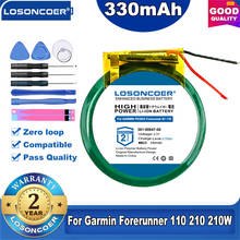 LOSONCOER-batería 100% Original, 330mAh, 361-00047-00, para Garmin Approach S1, S1W, S2, S3, S4, Forerunner 110, 210, 210W, PD3032 2024 - compra barato
