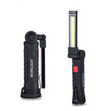 work lamp led portable torch lamp COB flashlight USB Rechargeable Inspection Lamp  Magnetic Torch For Outdoor camping Flashlight 2024 - buy cheap
