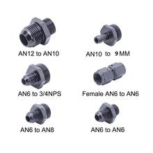 Aluminium Oil Hose Straight Fitting Hose Adapter an6 to an6,an6 to an8,AN10 to 9MM,AN10 to AN12,AN6 to 34NPS 2024 - buy cheap