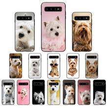 Westie Terrier Dog Puppy Highland Terrier Phone Case For Samsung Galaxy S10E S20 Ultra S10 S21 S7 S8 S9 Plus S21Plus S20FE 2024 - buy cheap