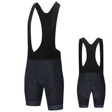 Bretelle masculino para ciclismo, roupa própria para ciclistas, triátlon, mountain bike, shorts justo com forro em gel, tecido elástico respirável 2024 - compre barato