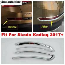 Accessories Fit For Skoda Kodiaq 2017 2018 2019 2020 ABS Chrome Rear Trunk Fog Lights Tailgate Lamps Frame Cover Kit Trim 2024 - buy cheap