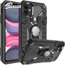 Funda protectora de grado militar a prueba de golpes para iPhone 12 mini, 11 Pro, XS, Max, XR, X, 7, 8 Plus, SE 2020, armadura de soporte, cubierta resistente 2024 - compra barato