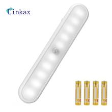 2019 New LED Under Cabinet Light PIR Motion Sensor Lamp 10 LEDs lighting for Wardrobe Cupboard Closet Kitchen night light 2024 - buy cheap