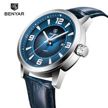 Benyar relógio masculino de quartzo 2020, relógio de pulso masculino luxuoso esportivo 2024 - compre barato