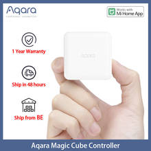 Aqara-controlador de cubo mágico, versión Zigbee, controlado por seis acciones para Dispositivo de hogar inteligente, funciona con aplicación de hogar inteligente 2024 - compra barato