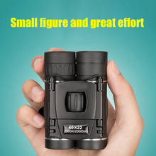 40x22 Compact Zoom Binoculars Long Range 2000m Folding HD Powerful Mini Telescope Optics Hunting Sports Camping Trave 2024 - buy cheap