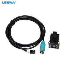 Leewa áudio do carro usb aux-em plugue de cabo aux soquete para alpine KCE-422I kce236b aux adaptador de cabo de chicote de fios de fio # ca6808 2024 - compre barato