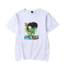 Camiseta estampa de beyblade, camiseta da moda casual para homens, mulheres, de verão, para harajuku, de manga curta 2024 - compre barato