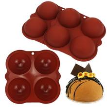 Half Sphere Silicone Molds Bakeware Cake Decorating Tools Pudding Jelly Chocolate Fondant Mould Ball Biscuit Baking Moulds 2024 - buy cheap
