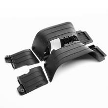 Guardabarros delantero y trasero de plástico negro para RC Crawler Axial SCX10 II 90046 90047, piezas de carcasa de coche, 1:10 2024 - compra barato