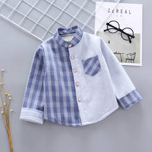 Autumn Winter Boys Shirts Long Sleeve Cotton Children Shirts For Boys Thick Fleece Warm Plaid Shirts 1-5 YEARS Kids Suit 2024 - buy cheap