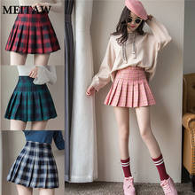 Summer Preppy Style Pleated Skirt 2020 Harajuku High Waist School Skirt Ladies Korean Chic A-Line Mini Skirts 2024 - buy cheap