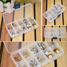 Hot Selling Adjustable Storage Case Box Container Pills Jewelry Craft Nail Art Tips 10 Grids Fashion Organizer Storage Tool 2024 - buy cheap