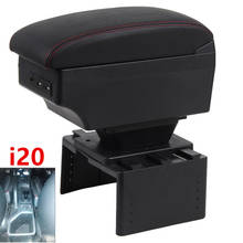 For Hyundai I20 armrest box central Store content Storage box hyundai armrest box with USB interface 2024 - buy cheap