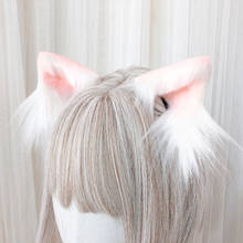 Orejas de gato originales Harajuku, accesorios para el cabello, horquilla de felpa, orejas de animal lolita 2024 - compra barato