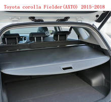Car Rear Trunk Security Shield Screen shade Cargo Cover Fits For Toyota corolla Fielder(AXTO) 2015 2016 2017 2018 2024 - buy cheap