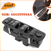 JEAZEA 12V 12 Pinos Interruptor Da Janela de Poder Mestre 68039999AC 68039999AA 68039999AB Apto para Dodge Journey Caravan Chrysler Jeep 2014 2024 - compre barato