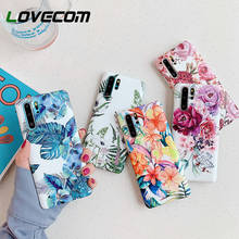 Lovecom-capa para smartphone, estampas retrô com flores, folhas, para uso em huawei p40, p30, p20 lite, pro mate 2024 - compre barato