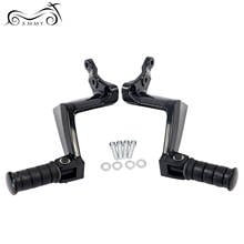 Black Motorcycle For Victory Vegas Highball Gunner Kingpin Passenger Pegs Mount Footpegs Foot pegs Footrests Metal 2024 - buy cheap