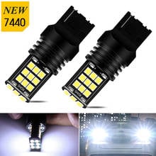 2X LED Bulb Reverse Light T20 W21W WY21W 7440 1156 BA15S P21W For Hyundai Tucson 2017 Ix25 Creta Kona IX35 Solaris I30 6000k 12V 2024 - buy cheap