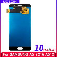 10 Pcs/Lot Super AMOLED LCD Display Touch Screen Assembly For Samsung Galaxy A5 2016 A510 A510F A510M A510FD A5100 A510 2024 - buy cheap