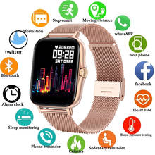 Reloj inteligente deportivo multifuncional para hombre y mujer, pulsera con control del ritmo cardíaco y de la presión sanguínea, resistente al agua, con caja, a la moda, 2021 2024 - compra barato