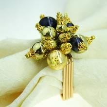 free shipping wholesale gold silver pearl  napkin ring,  bulk napkin holder 12 pcs 2024 - buy cheap