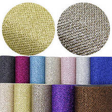 David accessories 20*33cm Fine Glitter Synthetic Leather Patchwork For Hair Bow Handbags Wallet Phone Cover DIY,1Yc10040 2024 - buy cheap