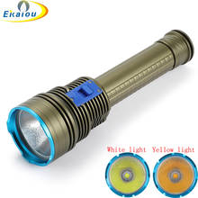 newest Professional Diving Flashlight XHP70.2 LED Waterproof Depth Underwater Dive Torch Submarine Light for Water Deep Sea Cave 2024 - buy cheap