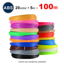 Pluma 3D perfecta, filamento de ABS especial PLA de 1,75mm, impresora 3D, plástico PLA, 20 colores, ABS 1,75, sin contaminación 2024 - compra barato