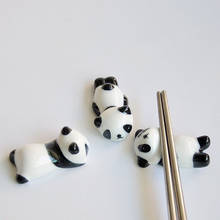 1pcs Ceramic Chopsticks Cartoon Panda Holder Rack Panda Chopsticks Holder Mat Chopsticks Care Fashion Kitchen Tableware Tools 2024 - buy cheap