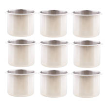 9x 68mm Stainless Steel Recessed Cup Drink Holder For Marine Boat RV Camper 2024 - buy cheap