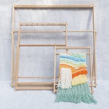 Factory price wood tapestry weaving machine Hand-made looms DIY square frame knitting machine with Smooth surface Beech wooden 2024 - buy cheap