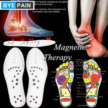 BYEPAIN-plantillas de masaje para pies, terapia de reflexología, masaje magnético de acupresión, lavable, 1 par 2024 - compra barato