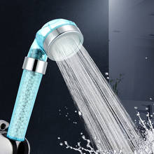 Zhang Ji Anion SPA 3-Layer Filteration Shower Head Water Saving Bath ABS High Pressure Blue/White Handheld Shower Head 2024 - buy cheap