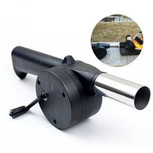 Outdoor Hand-Cranked Combustion Blower Manual Barbecue Picnic Camping Fire-Supporting Hairdryer Outdoor BBQ Cooking 2024 - buy cheap