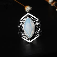 Vintage Moonstone Thai Silver Ring Silver 925 Ring for Women Diamond Ring 2024 - buy cheap