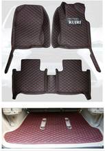 Juego completo de alfombrillas personalizadas para coche, alfombras impermeables duraderas para conducción derecha, Toyota Land Cruiser Prado 120, 7 asientos, 2009-2002 2024 - compra barato