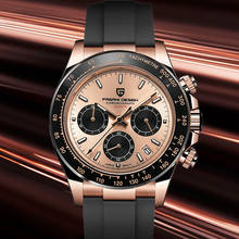 2020 New PAGANI DESIGN Mens watches Top brand Luxury quartz Sports Watch For Men Automatic Chronograph 100M Waterproof Clock Man 2024 - купить недорого