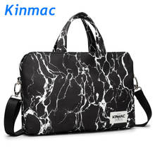 Marca kinmac à prova dwaterproof água mensageiro portátil bag13, 14,15,15.6 polegada, caso de mármore preto para macbook ar pro13.3, 15.4 dropship f128 2024 - compre barato