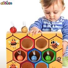 Hive Board Games Montessori Entertainment Early Childhood Education Early Childhood Education Jigsaw Building Blocks Wooden Toys 2024 - buy cheap