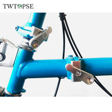 TWTOPSE-palanca de bicicleta H & H, abrazadera C para Brompton, abrazadera de palanca de bisagra de bicicleta plegable, aleación de aluminio CNC, hebilla plegable C 2024 - compra barato